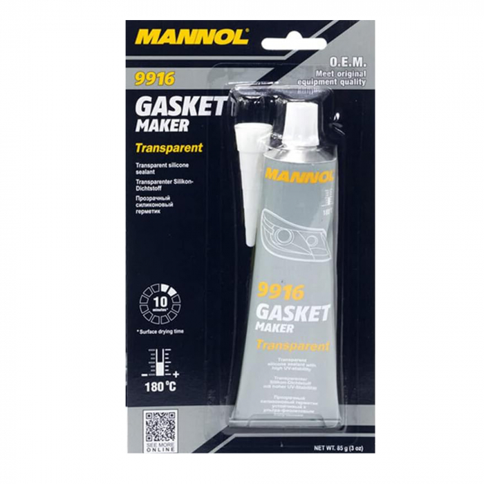 Silicon Mannol pentru etansare garnituri, transparent 85 gr
