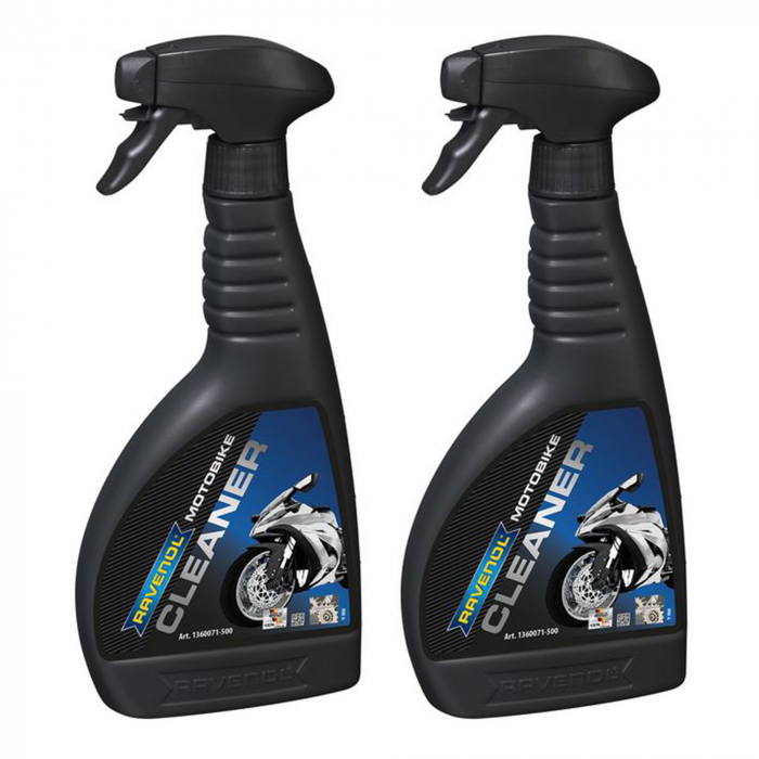 Pachet 2 x Solutie curatare Ravenol RAV Motobike Cleaner 0.5 litri
