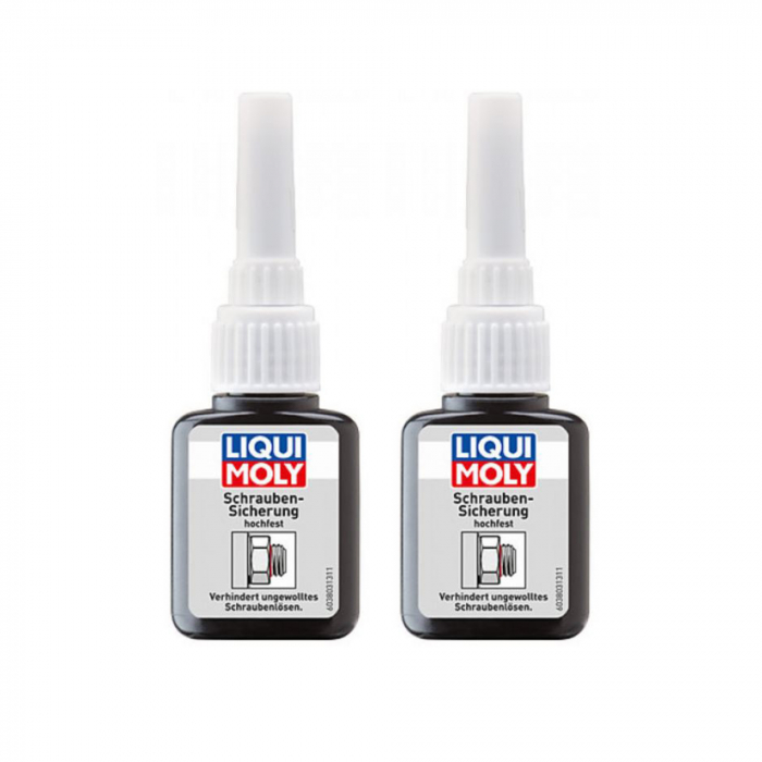Pachet 2 buc Solutie Liqui Moly fixare suruburi - rezistenta mare 10 grame