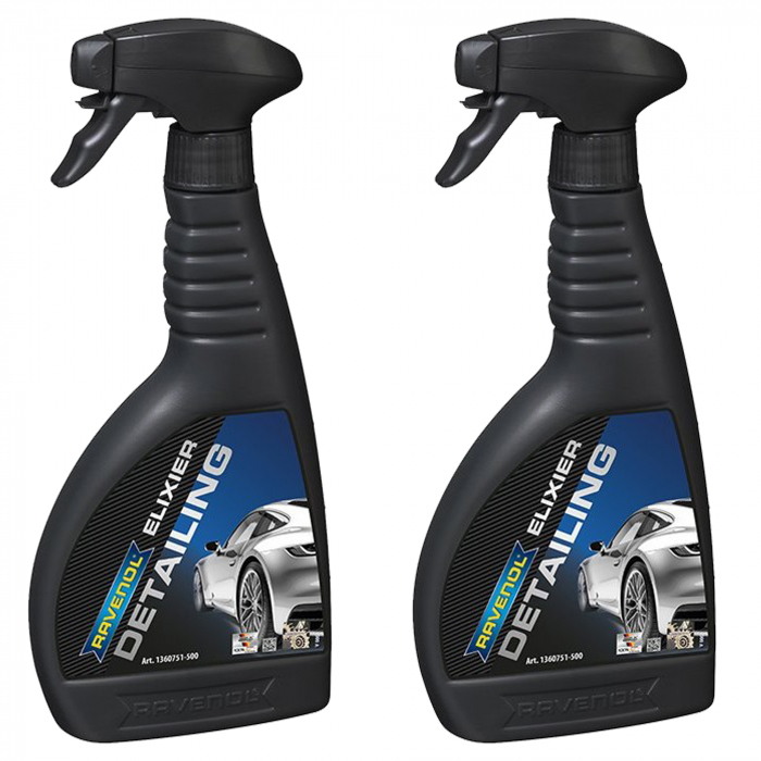 Pachet 2 x solutie pentru detailing Ravenol Detailing Elixir 500 ml
