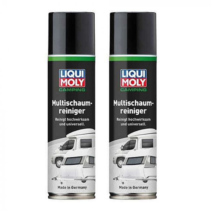 Pachet 2 x Spray Detergent Liqui Moly cu spuma pentru rulote si camping 300 ml