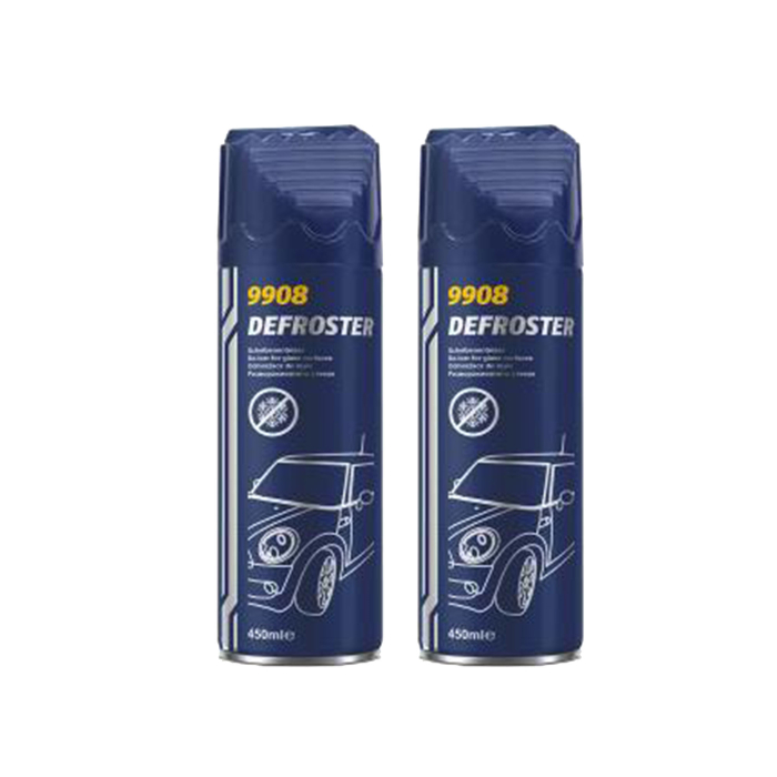 Pachet 2 x Spray dezghetat parbriz, faruri si incuietori Mannol 400 ml