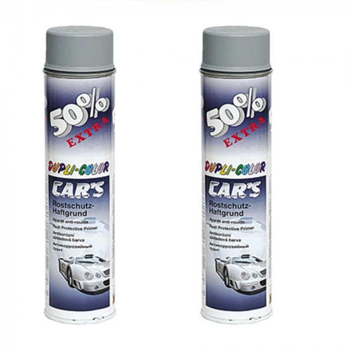 Pachet 2 x Spray Grund Gri Dupli-Color 600 ml