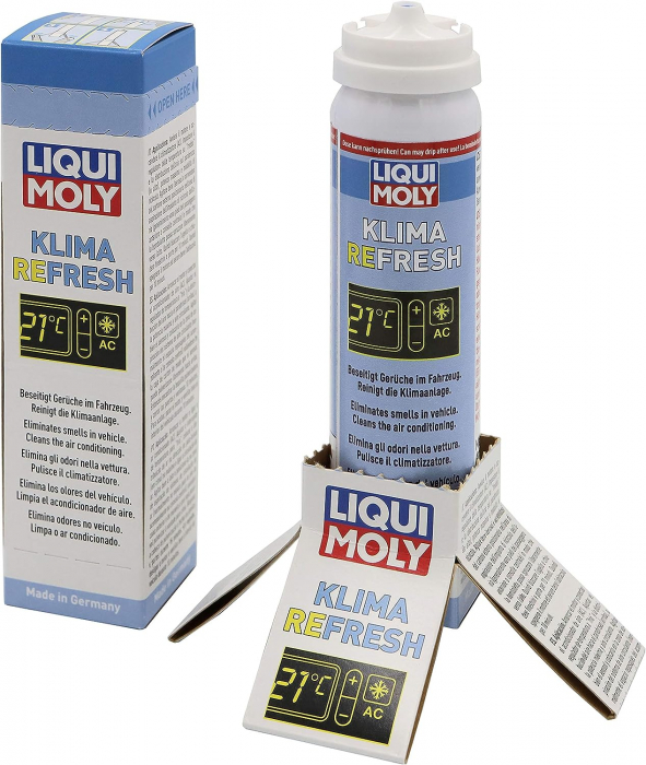Pachet x 2 Spray Klima Refresh Liqui Moly pentru curatarea sistemului AC auto 75 ml [2]