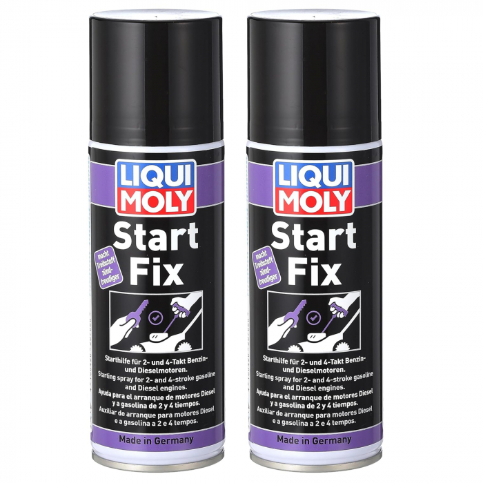 Pachet 2 x Spray Liqui Moly de pornire  motor   Start Fix   200 ml