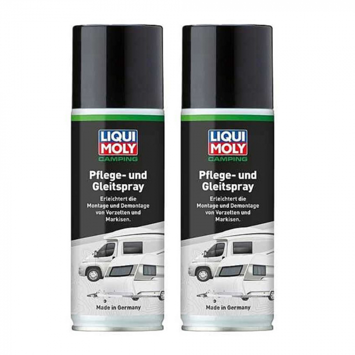 Pachet 2 x Spray Liqui Moly pentru ingrijire si lubrifiere cauciuc si plastic 200 ml