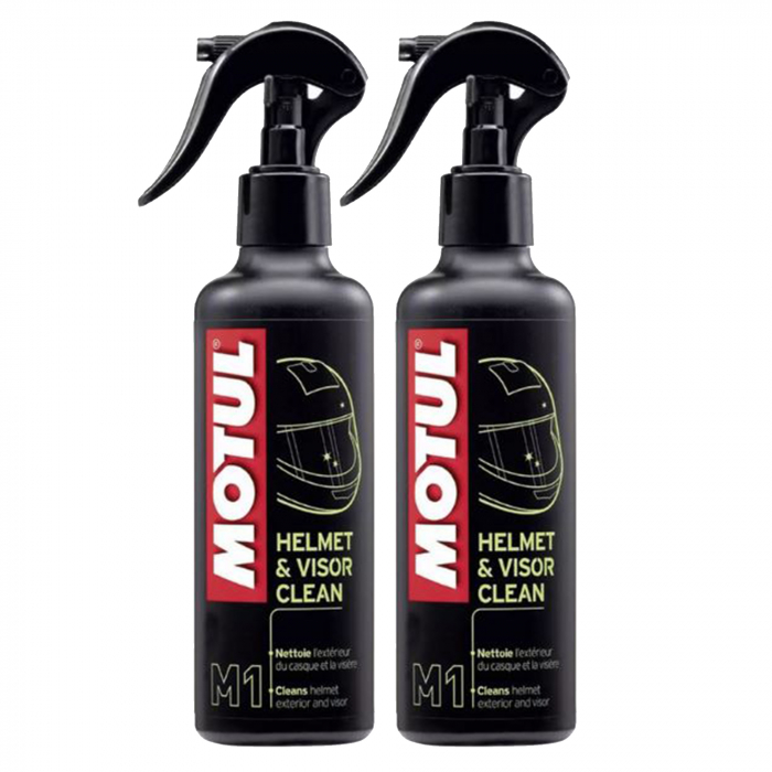 Pachet 2 x Spray Motul pentru curatare casca si viziera moto 250 ml