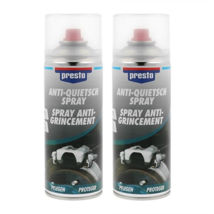 Pachet 2 x Spray Presto anti scartait sistem franare 400 ml