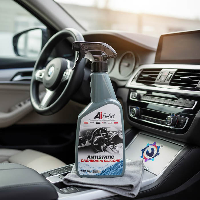 Silicon Antistatic Bord AI PERFECT - 0.75 L (Curăță & Protejează Plastic, Piele, Lemn) [2]