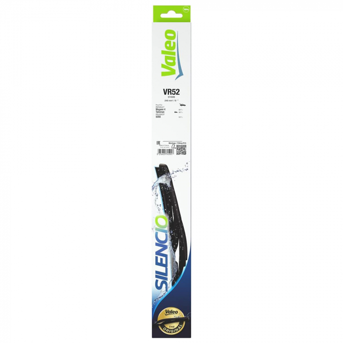 Stergator luneta Valeo Silencio VR52 240mm pentru Peugeot 5008 II, Renault Kadjar, Megane IV, Talisman