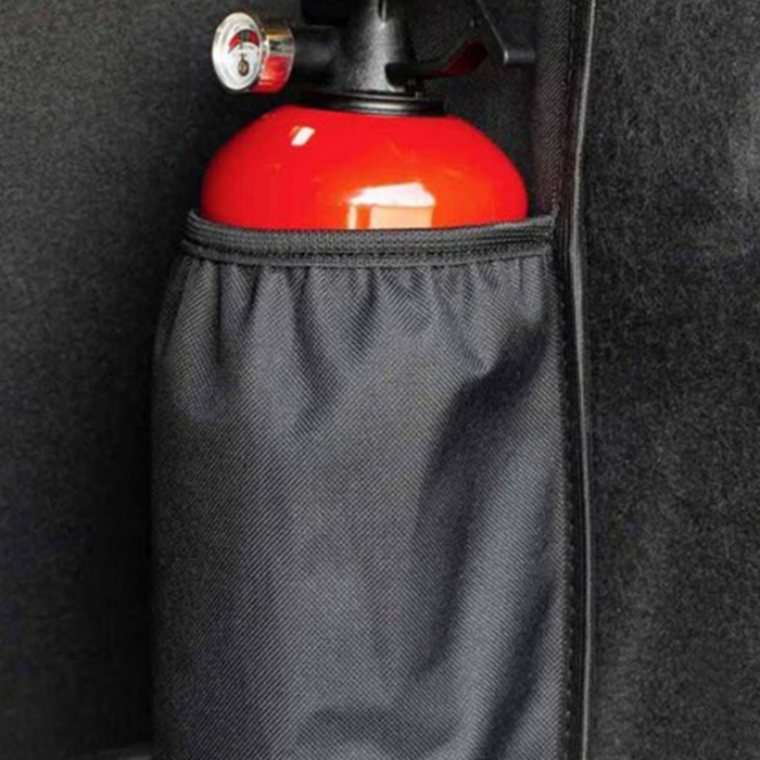 Suport prindere portbagaj pentru stingator auto, negru – Velcro, diametru maxim 10 cm [2]