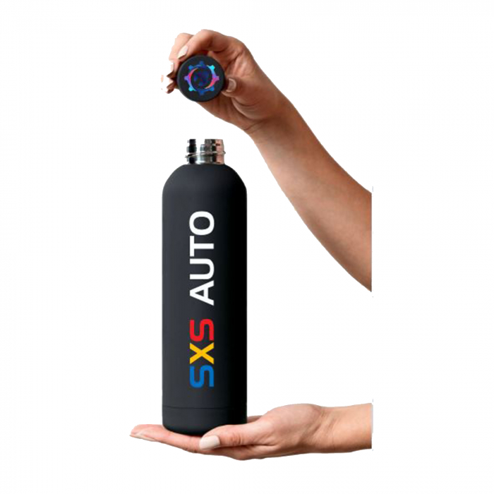 Termos Sport Negru 500 ml – Oțel Inoxidabil, Pereți Dubli, BPA Free [2]