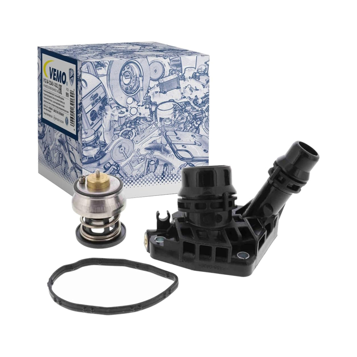 Termostat Lichid Răcire VEMO - BMW Seria 1, 3, 5, X3, X5 (Motor B47 2.0d) - Complet cu Carcasă [2]