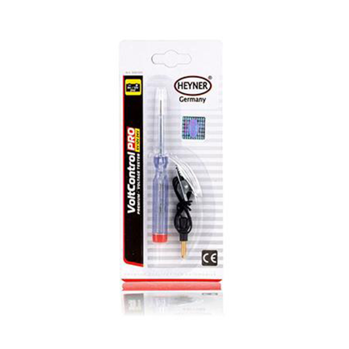 Tester tensiune 6-24V, cu maner transparent din plastic rezistent la impact