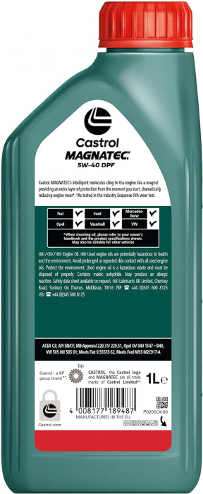 Pachet 2 litri Ulei Castrol Magnatec Diesel DPF 5W40 [2]