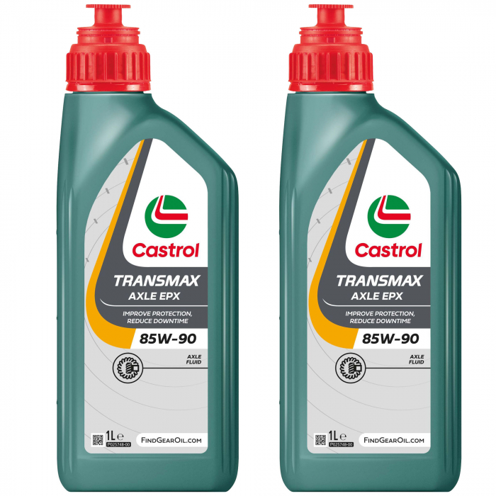 Pachet 2 litri ulei Castrol Transmax Axle pentru cutie de viteze manuala EPX 85W-90