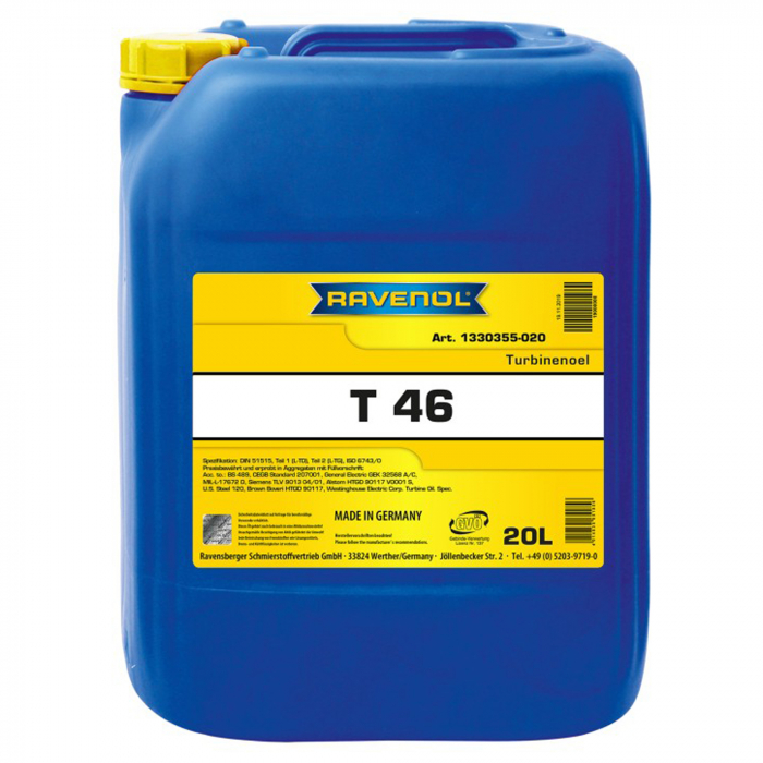 Ulei turbina Ravenol Turbineoel T46 20 litri