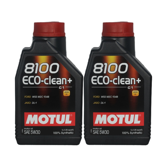 Pachet 2 litri ulei de motor Motul 8100 Eco-clean+ 5W30 ,   Performanta superioara si protectie avansata pentru motoare moderne