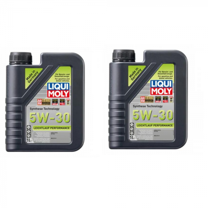 Pachet 2 litri Ulei de Motor Sintetic Liqui Moly Leichtlauf Performance 5W-30