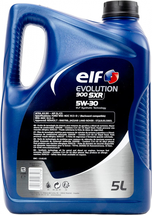 Ulei Elf Evolution 900 SXR 5W30 5 litri [2]