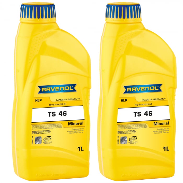 Pachet 2 litri ulei hidraulic Ravenol TS 46
