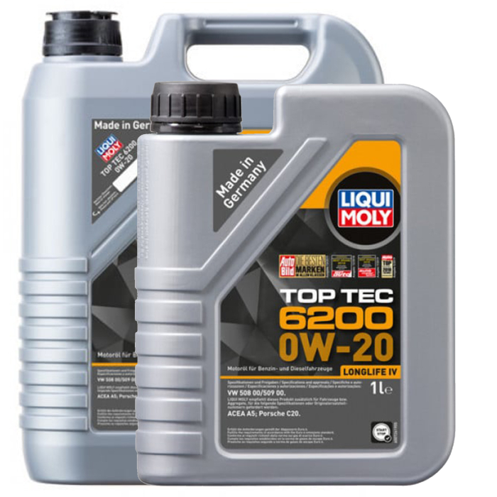Pachet 6 litri Ulei Liqui Moly Top Tec 6200 LL IV 0W20