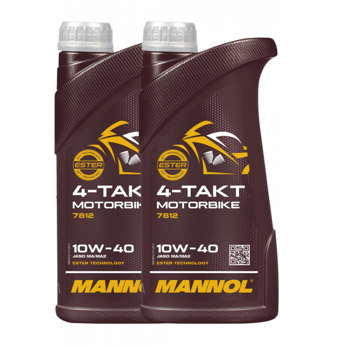Pachet 2 litri Ulei MANNOL 4-Takt Motorbike 10W40 Sintetic cu Ester (Moto Sport & Off-Road) [1]