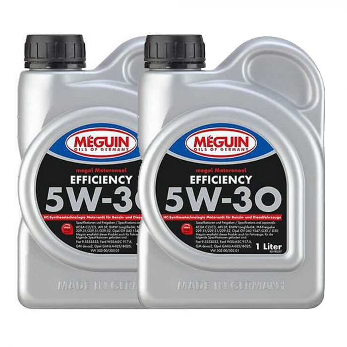 Pachet 2 litri Ulei Meguin Efficiency 5W30