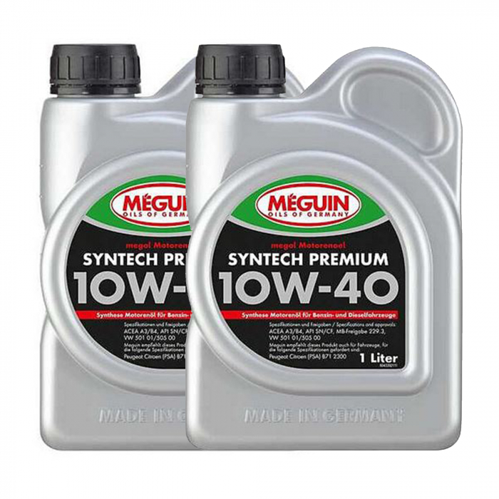 Pachet 2 litri Ulei Meguin Premium Sintetic 10W40