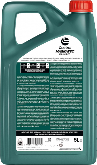 Ulei Castrol Magnatec Diesel DPF 5W40 5 litri [4]