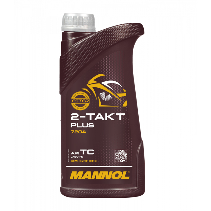 Ulei Motor MANNOL 2-Takt Plus - 1 Litru, Sintetic (Motoare 2T High-Performance, JASO FD) [1]
