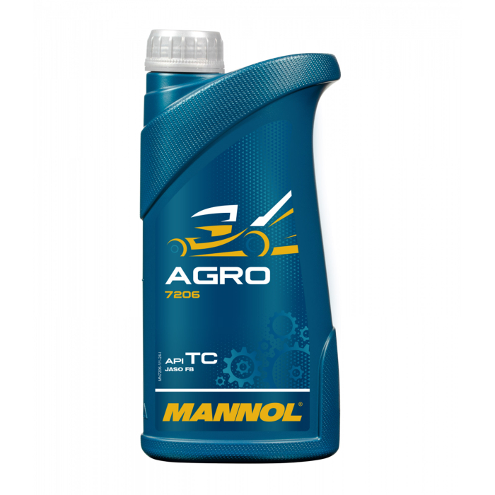 Ulei Motor MANNOL Agro 2-Takt - 1 Litru, Mineral (Utilaje Grădină, Husqvarna, Culoare Verde) [1]