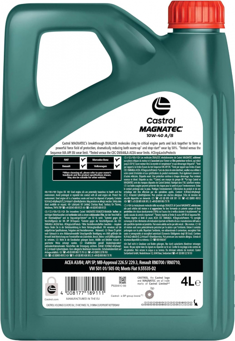 Ulei Castrol Magnatec A/B 10W40 4 litri [2]