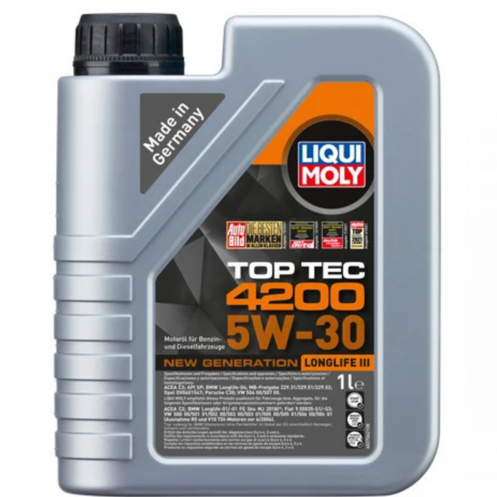 Ulei de motor  sintetic Liqui Moly Top Tec 4200 5W30 1 litru