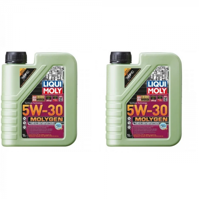 Pachet 2 litri Ulei Motor Sintetic  Liqui Moly Molygen New Generation 5W30