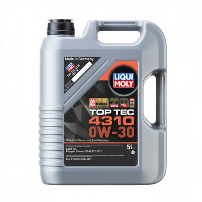 Ulei motor Liqui Moly Top Tec 4310 0W30 5 litri