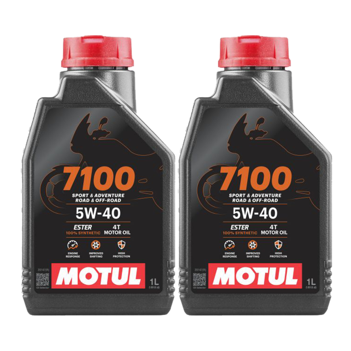 Pachet 2 litri ulei Motul 7100 5W40 ,   Protectie si performanta pentru motociclete