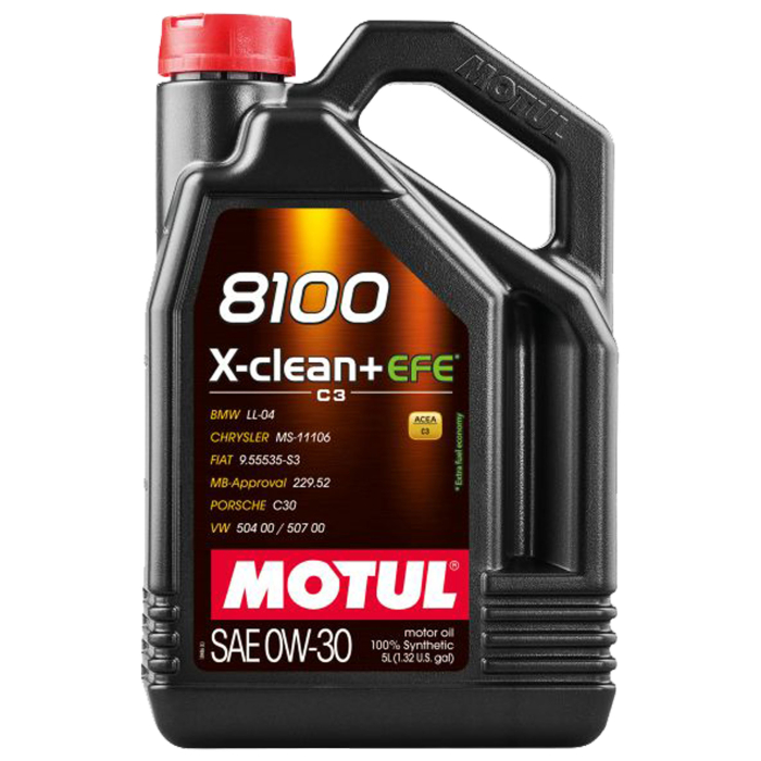 Ulei Motul 8100 X-CLEAN+ EFE 0W30 5 litri – Protecție avansată și performanță pentru motoare moderne [1]
