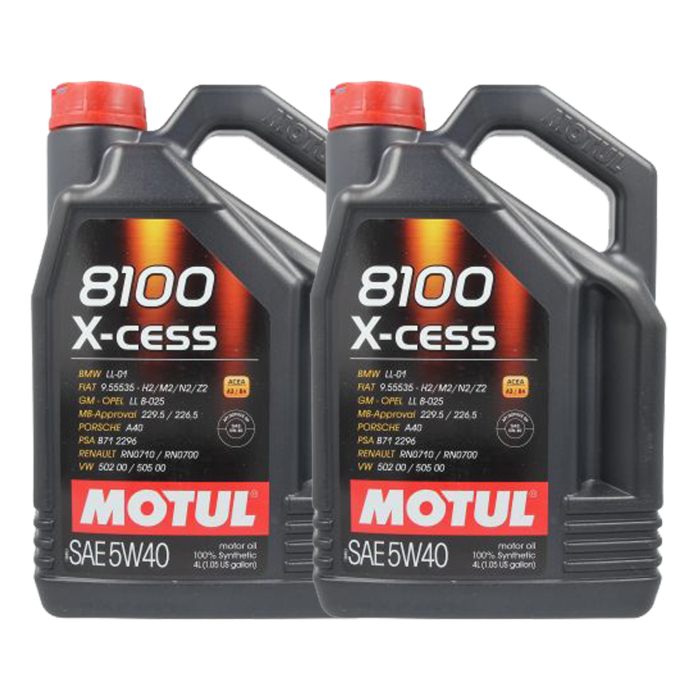 Pachet 8 litri ulei Motul 8100 X-CESS 5W40 ,   Protectie si performanta superioara pentru motoare moderne
