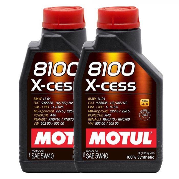 Pachet 2 litri Ulei Motul 8100 X-Cess A3 B4 5W40