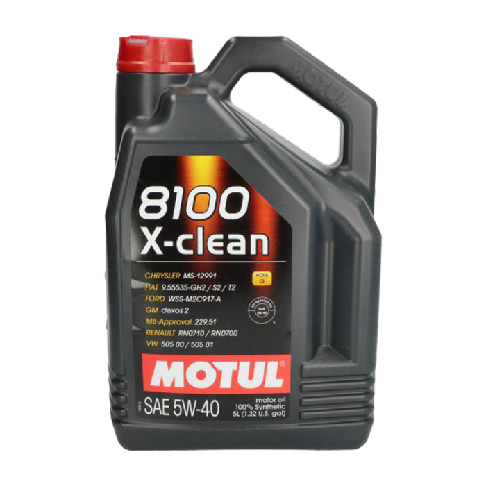 Ulei Motul 8100 X-Clean+ 5W40 5 litri ,   Protectie completa si performanta pentru motoare moderne
