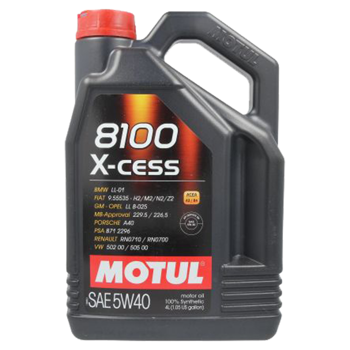 Ulei Motul 8100 X-CESS 5W40 4 litri ,   Protectie si performanta superioara pentru motoare moderne