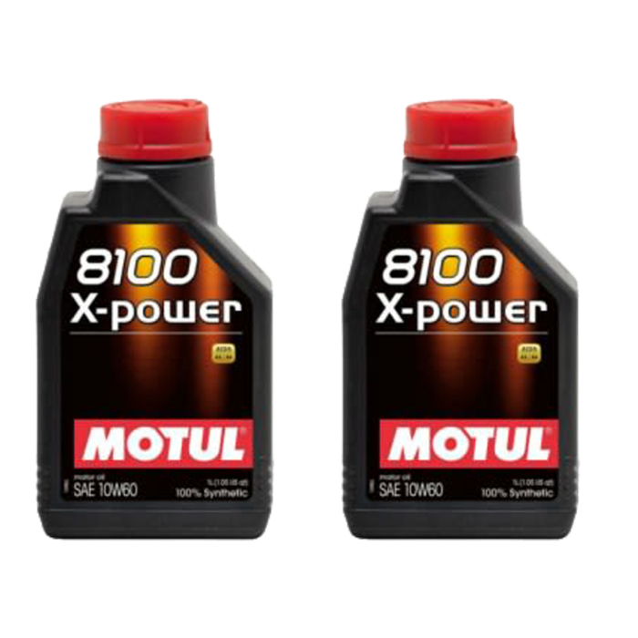 Pachet 2 litri ulei Motul 8100 X-POWER 10W60 – Performanță extremă și protecție superioară pentru motoare sport [1]