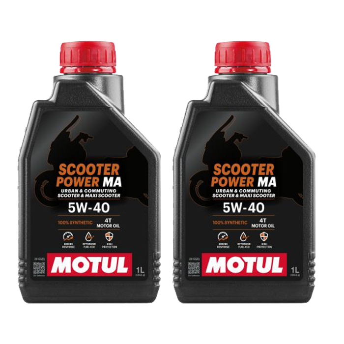 Pachet 2 litri ulei Motul Scooter Power 5W40