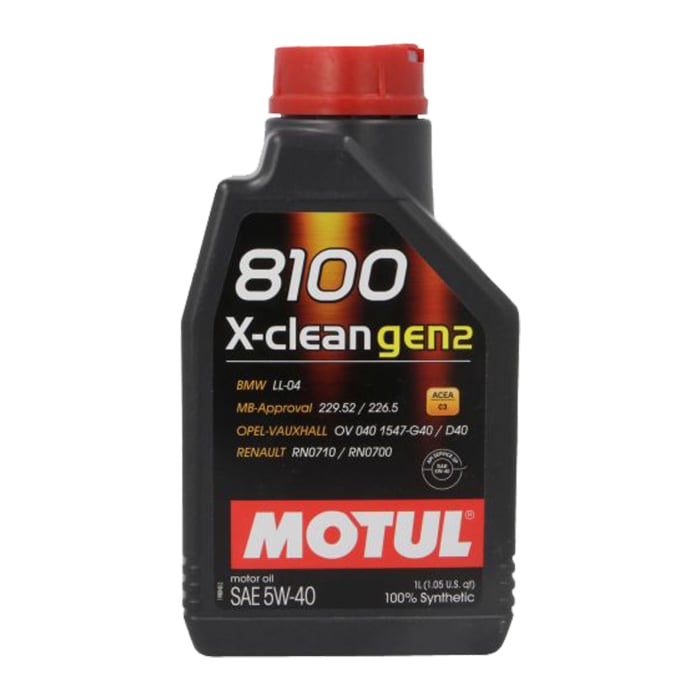 Ulei Motul 8100 X-CLEAN GEN2 5W40 1 litru ,   Protectie avansata si performanta pentru motoare moderne pe benzina si diesel