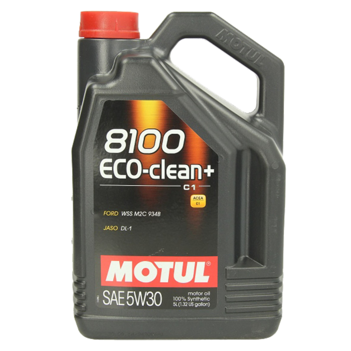 Ulei Motul 8100 Eco-clean+ 5W30 5 litri ,   Protectie avansata pentru motoare Ford, Jaguar si Mazda