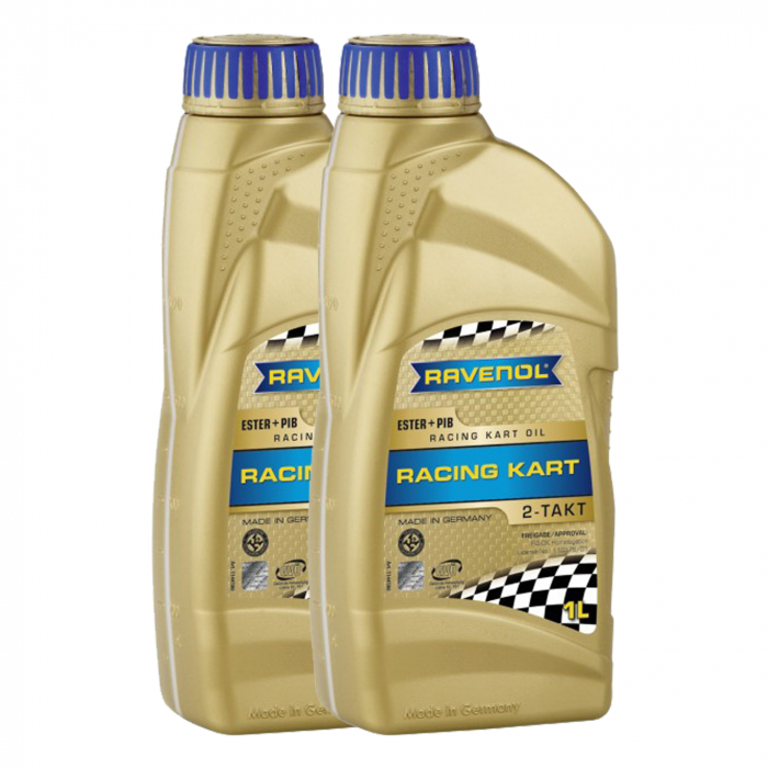 Pachet 2 litri ulei Ravenol 2T Racing Kart