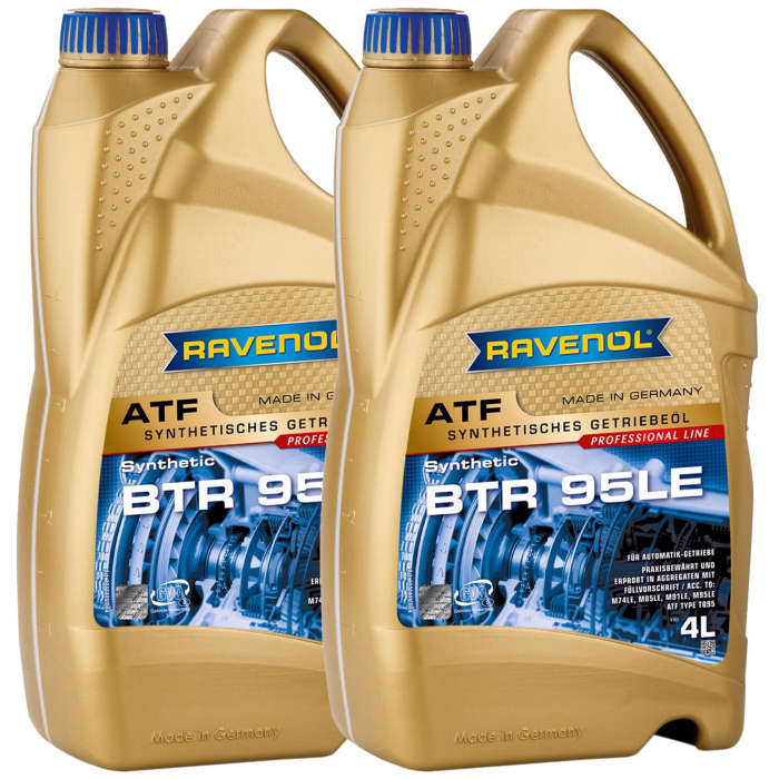 Pachet 8 litri ulei Ravenol ATF BTR 95LE pentru transmisie automata