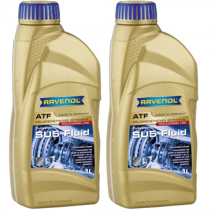 Pachet 2 litri ulei Ravenol ATF Subaru SU5 Fluid pentru transmisie automata