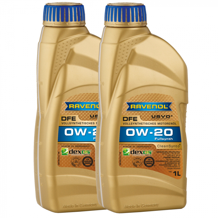 Pachet 2 litri Ulei Ravenol DFE USVO 0W20